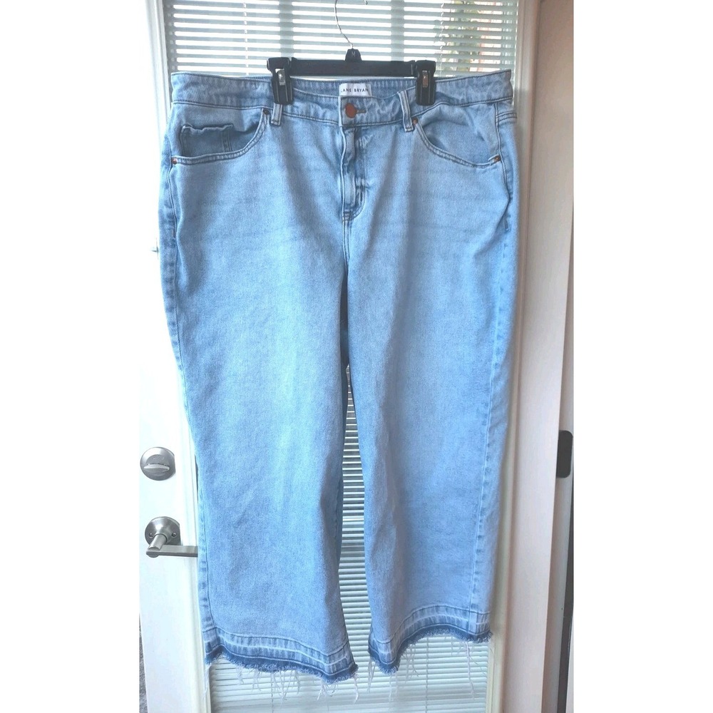 Lane Bryant Womens Jeans Size 20 Mid Rise Wide Leg Pre-owned - Picture 2 of 9
